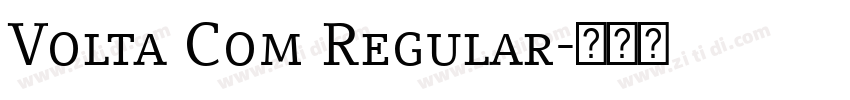 Volta Com Regular字体转换